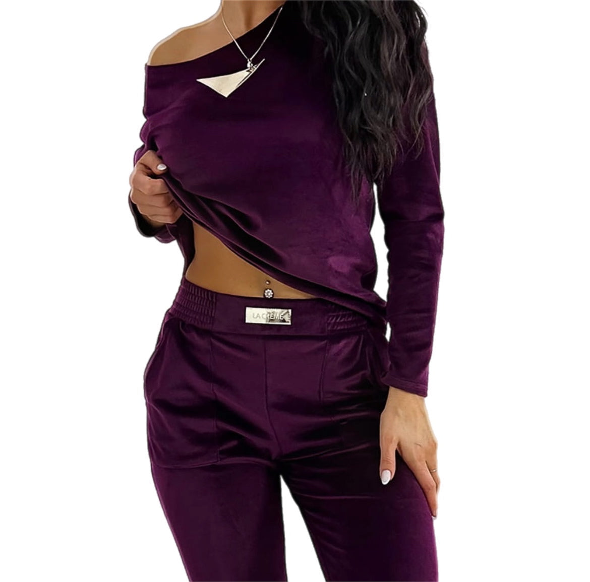 AMBER SKY BURGUNDY. Set. Color: burgundy.